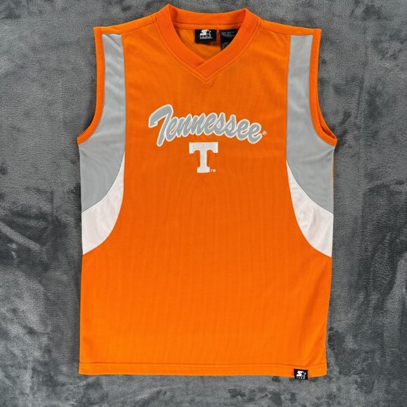 Starter Tennessee Volunteers Youth Jersey L 14‑16 Sleeveless Vintage 90's Mesh - Picture 6 of 10